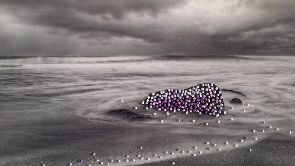 Fotografía bordada de Andrea González Soto.